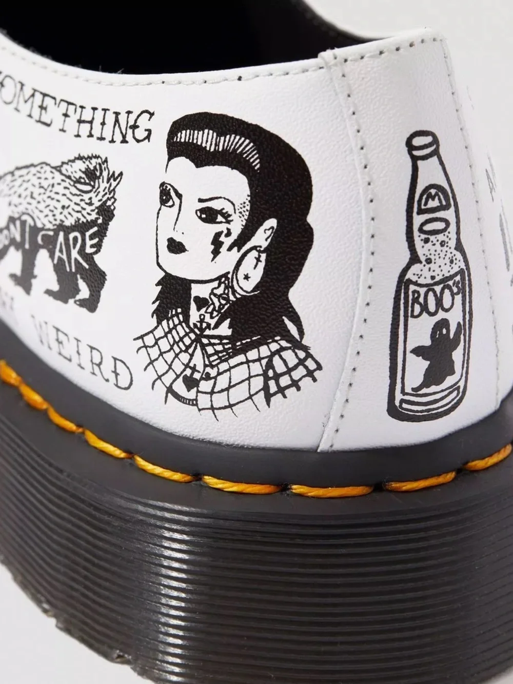 Dr. Martens 1461 Scribble Tattoo Flash Art Women’s size 7 NEW!!!